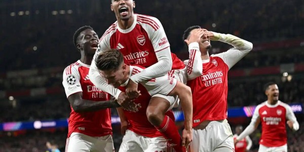 阿森纳4-0大胜马竞，豪取6连胜7500万欧神锋双响